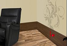 Listwa łącząca C w okleinie papierowej