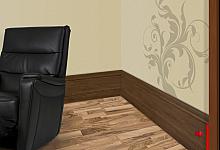 Listwa zamykająca D w okleinie papierowej